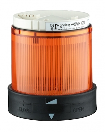 Schneider Electric СЕГМЕНТ СВЕТ.КОЛОННЫ 70ММ ОРАНЖЕВЫЙ XVBC35