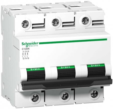Schneider Electric A9N18364 АВТОМАТИЧЕСКИЙ ВЫКЛЮЧАТЕЛЬ C120N 3П 63A C