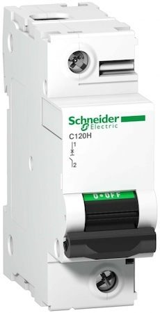 Schneider Electric A9N18404 АВТОМАТИЧЕСКИЙ ВЫКЛЮЧАТЕЛЬ C120H 1П 125A B