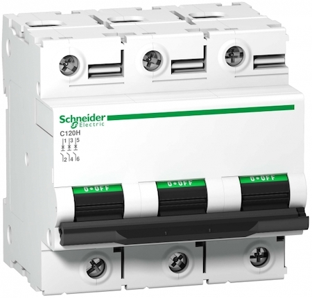 Schneider Electric A9N18423 АВТОМАТИЧЕСКИЙ ВЫКЛЮЧАТЕЛЬ C120H 3П 63A B