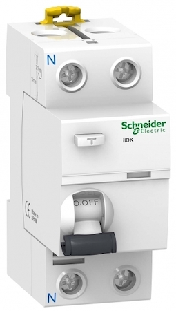 Schneider Electric A9R50225 ВЫКЛЮЧАТЕЛЬ ДИФФ. ТОКА iID K 2П 25A 30mA AC-ТИП
