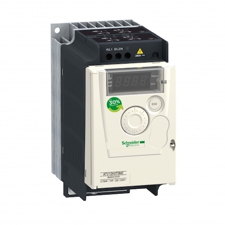 Schneider Electric ATV12H055M2 ПРЕОБР ЧАСТОТЫ ATV12 0.55КВТ 240В 1Ф