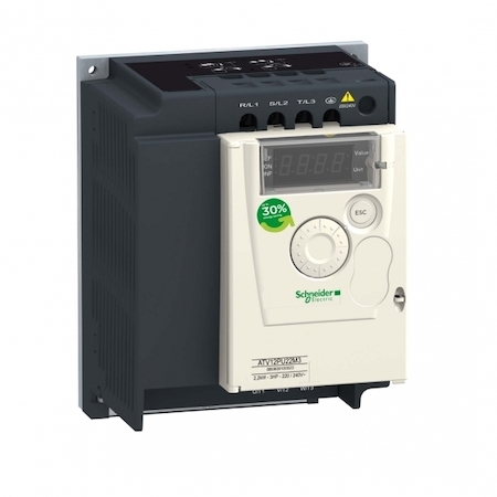 Schneider Electric ATV12PU15M3 ПРЕОБР ЧАСТОТЫ ATV12 1.5КВТ 240В 3Ф