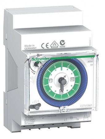 Schneider Electric CCT15367 РЕЛЕ ВРЕМ. ЭЛ.МЕХ. IH 7ДНЕЙ 1КАНАЛ С ЗАПАСОМ ХОДА