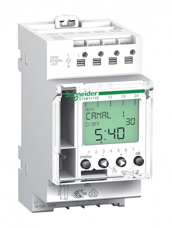 Schneider Electric CCT15400 РЕЛЕ ВРЕМ ЭЛЕКТРОН IHP 1C 24Ч + 7ДН 1КАН
