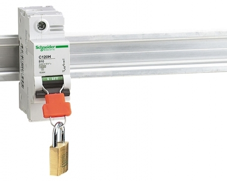 Schneider Electric 27145 КОМПЛЕКТ НАВЕСНАЯ БЛОКИРОВКА 4ШТ ДЛЯ С120