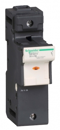 Schneider Electric DF221V РАЗЪЕДИНИТЕЛЬ-ПРЕДОХРАНИТЕЛЬ 125A.С УКАЗАТЕЛЕМ СРАБАТЫВАНИЯ 1Р.22Х58