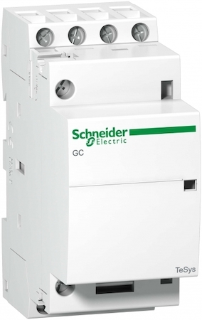 Schneider Electric GC2504M5 МОДУЛЬНЫЙ КОНТАКТОР 4 ПОЛЮСА (4НЗ).25А. ЦЕПЬ УПРАВЛЕНИЯ 220В 50ГЦ