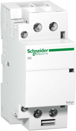 Schneider Electric GC4020M5 МОДУЛЬНЫЙ КОНТАКТОР 2ПОЛЮСА (2НО).40А. ЦЕПЬ УПРАВЛЕНИЯ 220/240В 50ГЦ