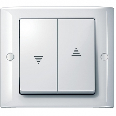 Schneider Electric MTN343419 MERTEN Aquadesign КЛАВИША для рольстаней, ПОЛ.БЕЛЫЙ