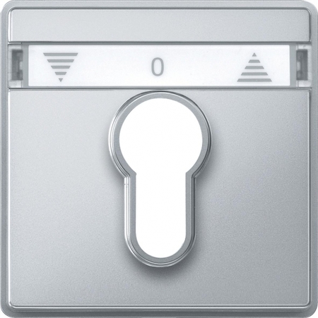Schneider Electric MTN348260 MERTEN Aquadesign ЦЕНТ. ПЛАТА для жалюзи, АЛЮМИНИЙ