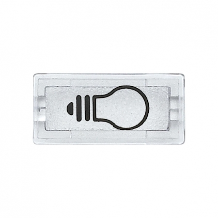 Schneider Electric MTN395669 MERTEN ПИКТОГРАММА прямоугольная «Свет», ПРОЗРАЧНЫЙ