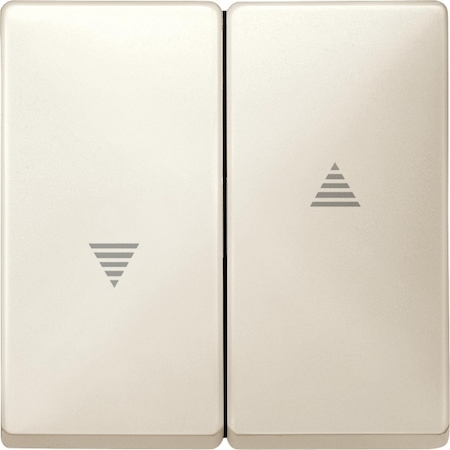 Schneider Electric MTN411544 MERTEN КЛАВИША Х2 для жалюзи и кноп., БЕЖЕВЫЙ, QF SD