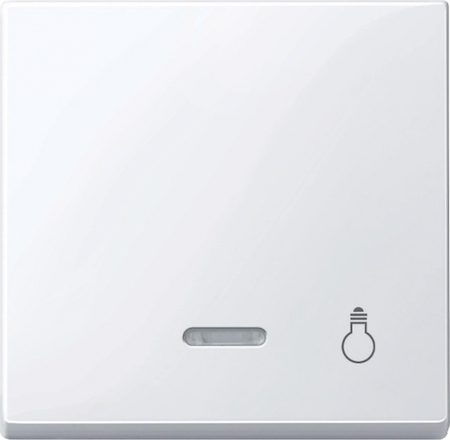 Schneider Electric MTN435925 MERTEN КЛАВИША с окошком д/свет.индикации и пиктогр"свет", АКТИВНЫЙ БЕЛЫЙ, SM