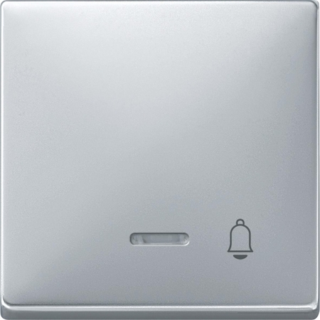 Schneider Electric MTN437860 MERTEN КЛАВИША с окош.д/св.инд. и маркир"звонок", АЛЮМИНИЙ, SD