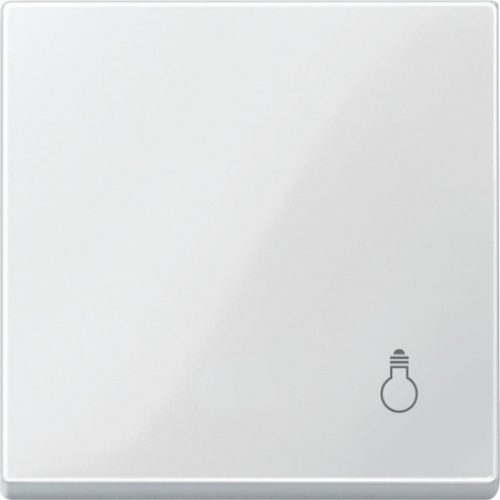 Schneider Electric MTN438919 MERTEN КЛАВИША с пиктограммой "свет", ПОЛ.БЕЛЫЙ, SM