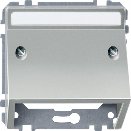 Schneider Electric MTN464346 MERTEN НАКЛАДКА наклонная д/телеком. техники СТАЛЬ, SD
