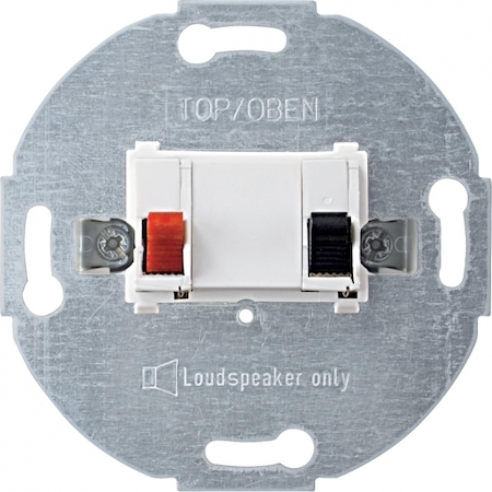 Schneider Electric MTN466919 MERTEN МЕХАНИЗМ РОЗЕТКИ аудио одиночная, ПОЛ.БЕЛЫЙ