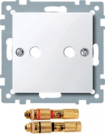 Schneider Electric MTN468825 MERTEN ЦЕНТР.ПЛАТА для аудио розетки, АКТИВНЫЙ БЕЛЫЙ, SM