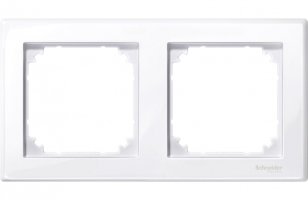 Schneider Electric MTN478225 MERTEN M-Smart РАМКА 2 поста, АКТИВНЫЙ БЕЛЫЙ, SM