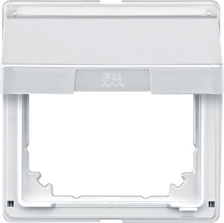 Schneider Electric MTN516619 MERTEN Aquadesign ПРОМЕЖ. КОЛЬЦО с крышкой пол.д/надписи, ПОЛ.БЕЛЫЙ