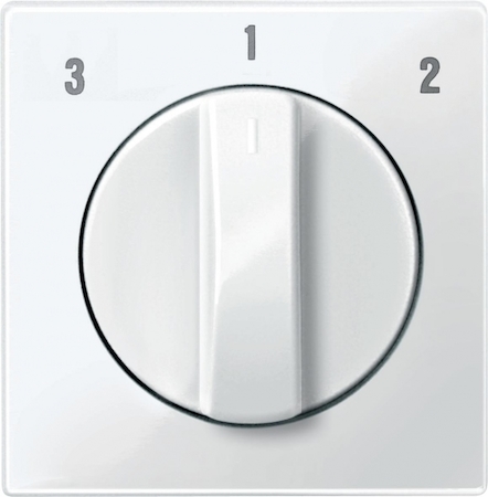 Schneider Electric MTN567319 MERTEN НАКЛАДКА д/выключателя вентилятора, ПОЛ.БЕЛЫЙ,SM