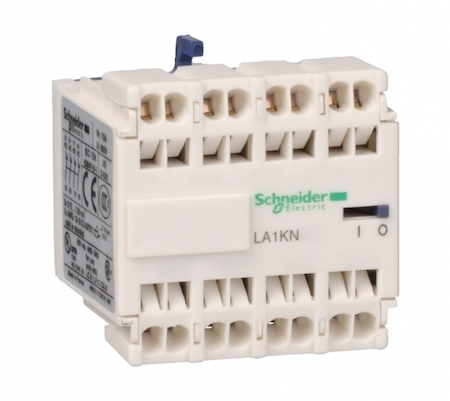 Schneider Electric LA1KN043 БЛОК ДОПОЛНИТЕЛЬНЫХ КОНТАКТОВ 4НЗ ПРУЖИННЫЙ ЗАЖИМ