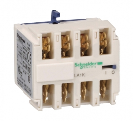 Schneider Electric LA1KN227 БЛОК ДОПОЛНИТЕЛЬНЫХ КОНТАКТОВ 2НО+2НЗ, КОНТАТЫ ФАСТОН