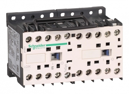 Schneider Electric LC8K0601M7 КОНТАКТОР РЕВЕРС. БЕСШУМНЫЙ K 3P, 6 А,НЗ, 220V 50/60 ГЦ, ЗАЖИМ ПОД ВИНТ