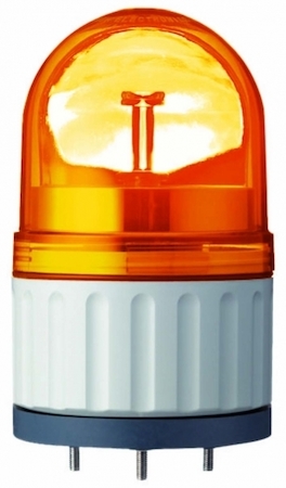 Schneider Electric XVR08J05 ЛАМПА МАЯЧОК ВРАЩ ОРАНЖ 12В AC/DC 84ММ
