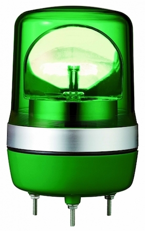Schneider Electric XVR10J03 ЛАМПА МАЯЧОК ВРАЩ ЗЕЛЕН 12В AC/DC 106ММ