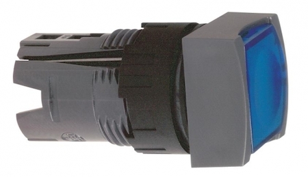 Schneider Electric ZB6CF6 КНОПКА КВАДР. С ПОДСВ. СИНЯЯ