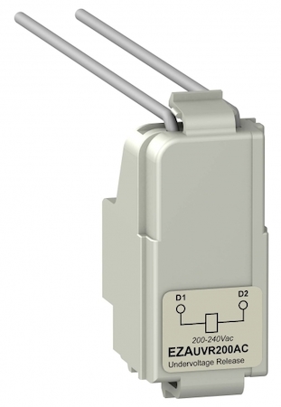 Schneider Electric EZAUVR200AC РАСЦЕП.МИН.НАПРЯЖ. (200-240В ПЕР. ТОК) EZC100