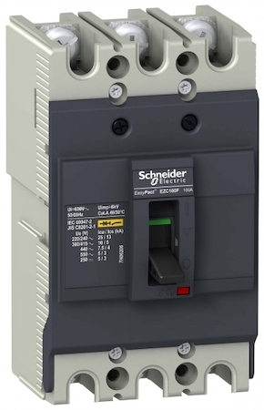 Schneider Electric EZC100F3015 3П3Т АВТОМАТИЧЕСКИЙ ВЫКЛЮЧАТЕЛЬ EZC100 10KA/400В 15 A