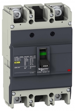 Schneider Electric EZC250H2175 2Р2t АВТОМАТИЧЕСКИЙ ВЫКЛЮЧАТЕЛЬ EZC250 36 KA/415В 175 A