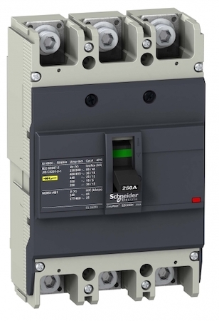 Schneider Electric EZC250H3225 3П3Т АВТОМАТИЧЕСКИЙ ВЫКЛЮЧАТЕЛЬ EZC250 36KA/415В 225 A