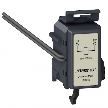 Schneider Electric EZEUVRN200AC РАСЦЕП.МИН.НАПРЯЖ. (200-240В ПЕР. ТОК) ДЛЯ EZC250-4P EZV250