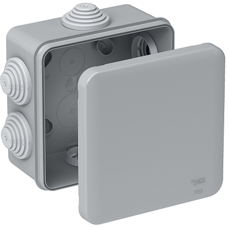 Schneider Electric IMT35091 КОРОБКА РАСПРЕДЕЛИТЕЛЬНАЯ ОТКРЫТОЙ УСТАНОВКИ 100X100X50