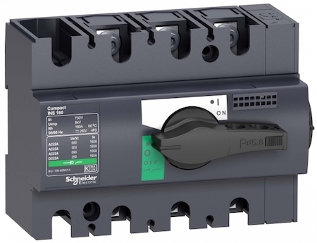 Schneider Electric 28908 ВЫКЛЮЧАТЕЛЬ-РАЗЪЕДИНИТЕЛЬ INS100 3П
