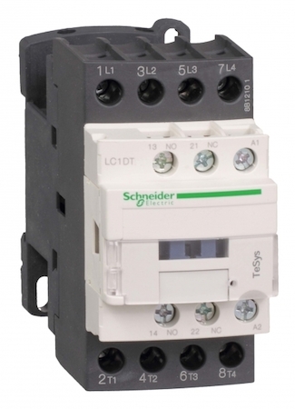 Schneider Electric LC1DT40ML КОНТАКТОР D 4P (4НО),АС1 40 А,НО+НЗ,220V DС,ОГРАН. ПЕРЕНАПРЯЖЕНИЙ,