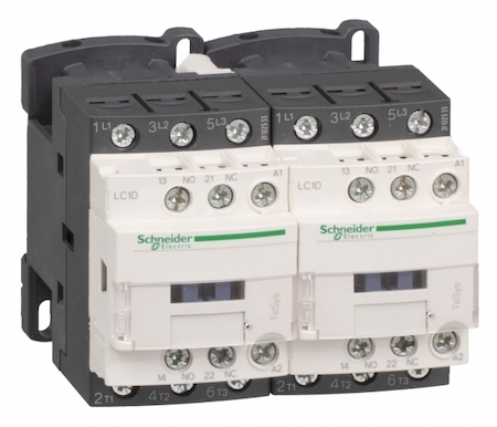 Schneider Electric LC2D25M7 КОНТАКТОР РЕВЕРС. D 3Р,25 A,НО+НЗ,220V 50/60 ГЦ,ЗАЖИМ ПОД ВИНТ,