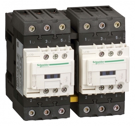 Schneider Electric LC2D65AM7 3Р РЕВЕРСИВНЫЙ КОНТАКТОР EVERLINK AC3 440В 65A КАТУШКА УПР. 220В AC 50/60ГЦ