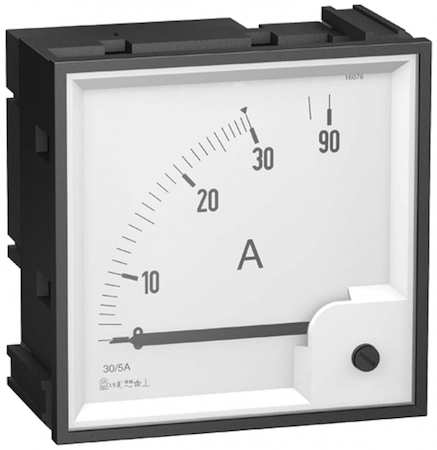 Schneider Electric 16076 ШКАЛА, 0-30-90 A, ДЛЯ АМПЕРМЕТРА 16073