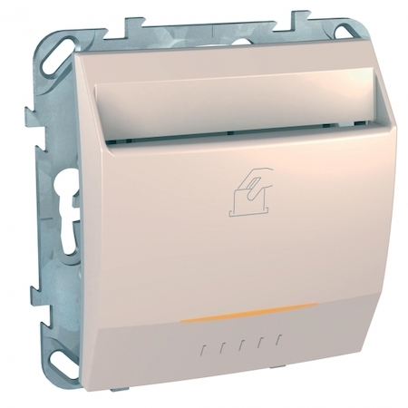 Schneider Electric MGU5.283.25ZD UNICA ВЫКЛЮЧАТЕЛЬ карточный, 10 А, БЕЖЕВЫЙ