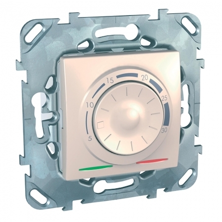 Schneider Electric MGU5.501.25ZD UNICA ТЕРМОСТАТ электронный, 8 А, встроенный термодатчик, БЕЖЕВЫЙ