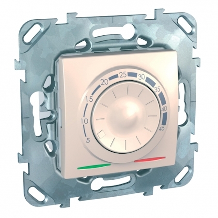 Schneider Electric MGU5.503.25ZD UNICA ТЕРМОСТАТ теплого пола, выносной термодатчик, БЕЖЕВЫЙ