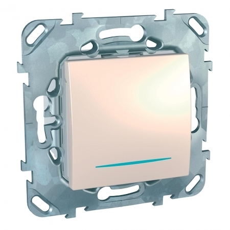 Schneider Electric MGU5.535.25ZD ТАЙМЕР НАЖИМНОЙ 2СЕК, 12МИН с индикаторной лампой , 8А бежевый