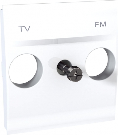 Schneider Electric MGU9.440.18 UNICA ЦЕНТРАЛЬНАЯ ПЛАТА TV/FM розетки, БЕЛЫЙ