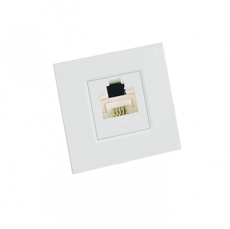 Schneider Electric RIN-144T-B РОЗЕТКА ТЕЛЕФОННАЯ "В45" С/У ДЛЯ КАБ.КАН. БЕЛЫЙ