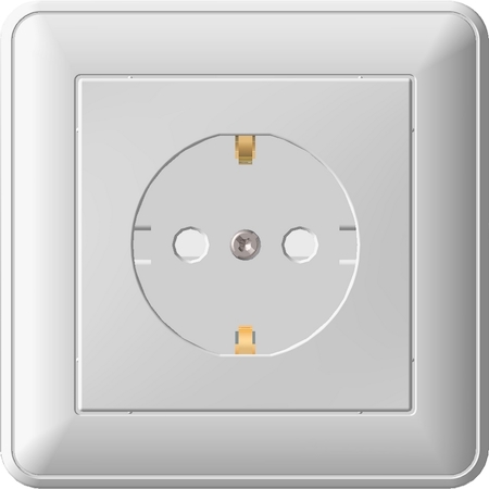 Schneider Electric RS16-152-18 W59 РОЗЕТКА с заземлением со шторками, 16А, в сборе, БЕЛЫЙ